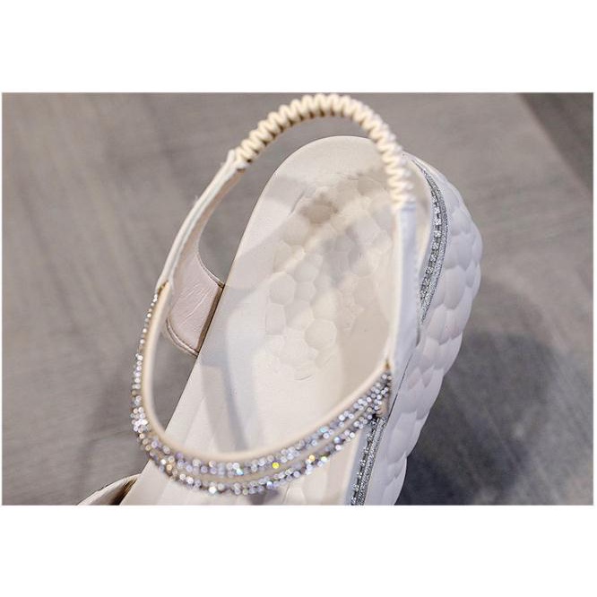 Xăng đan Đế Xuồng Dày 5.5cm Phong Cách Pháp Thời Trang Mùa Hè Hàng Mới Cho Nữ