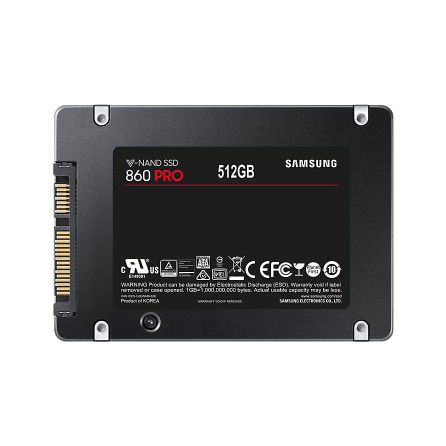 Ổ cứng SSD Samsung 860 PRO 512GB 2.5'' SATA III (MZ-76P512BW) Chính Hãng