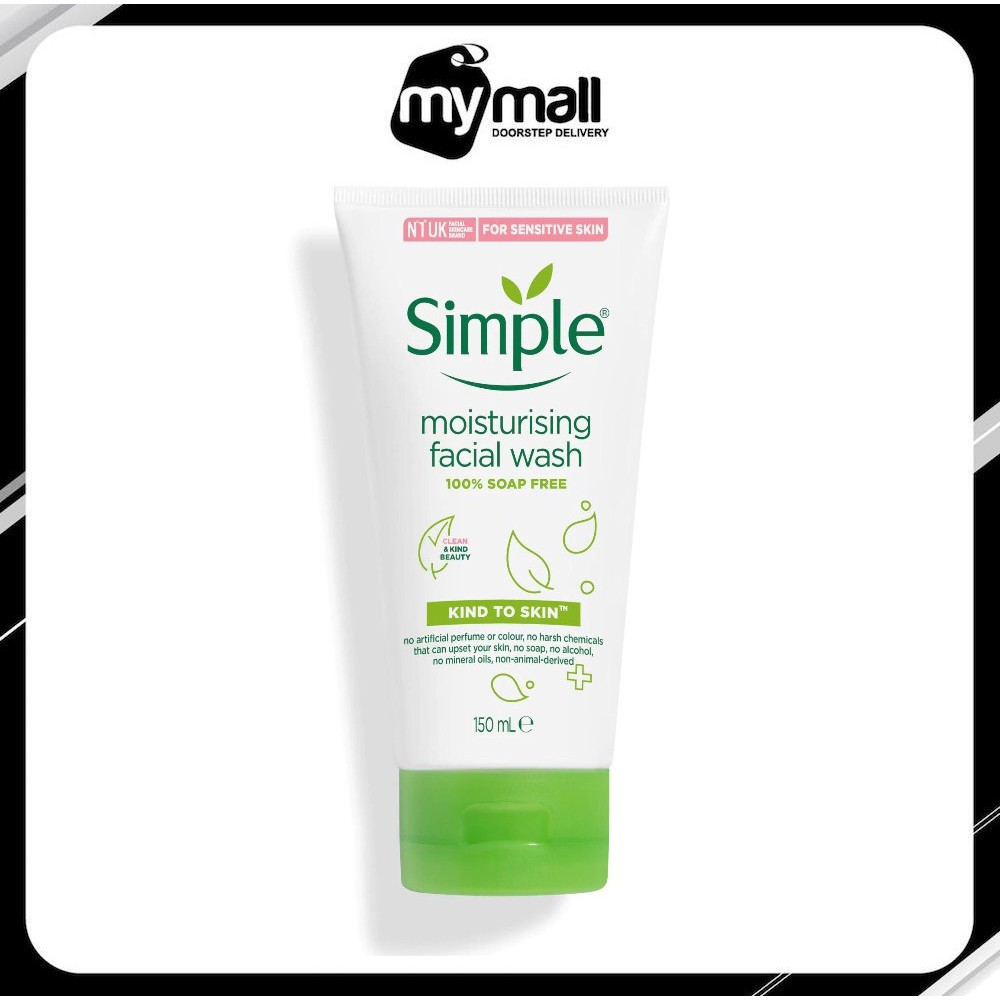 Sữa Rửa Mặt Dưỡng Ẩm Cho Da Nhạy Cảm Simple Moisturising Facial Wash 150ml