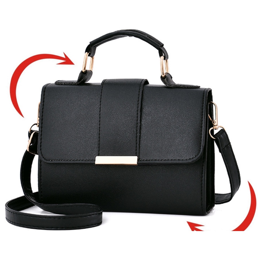 Túi sách đeo chéo nữ giá rẻ 3 ngăn có khóa kéo.Túi sách cầm tay đẹp T4