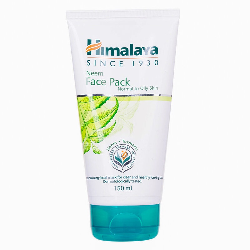 Mặt Nạ Himalaya Herbals Đất Sét Làm Giảm Mụn, Bã Nhờn 150g Himalaya Neem Face Pack