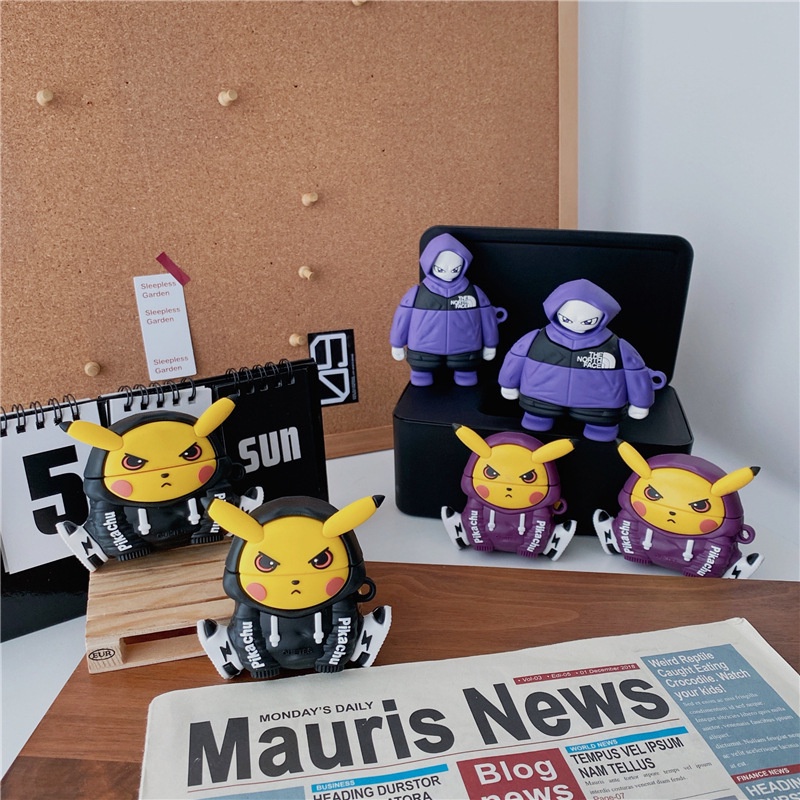 Case AirPods Vỏ Bọc Tai Nghe AirPods 1/2/Pro Pikachu - Minh An Saigon