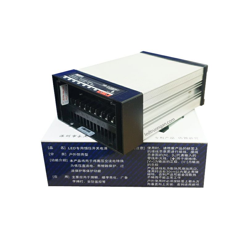 Nguồn tổ ong 12v 50a ngoài trời hàng tháo máy cnc cũ 95%