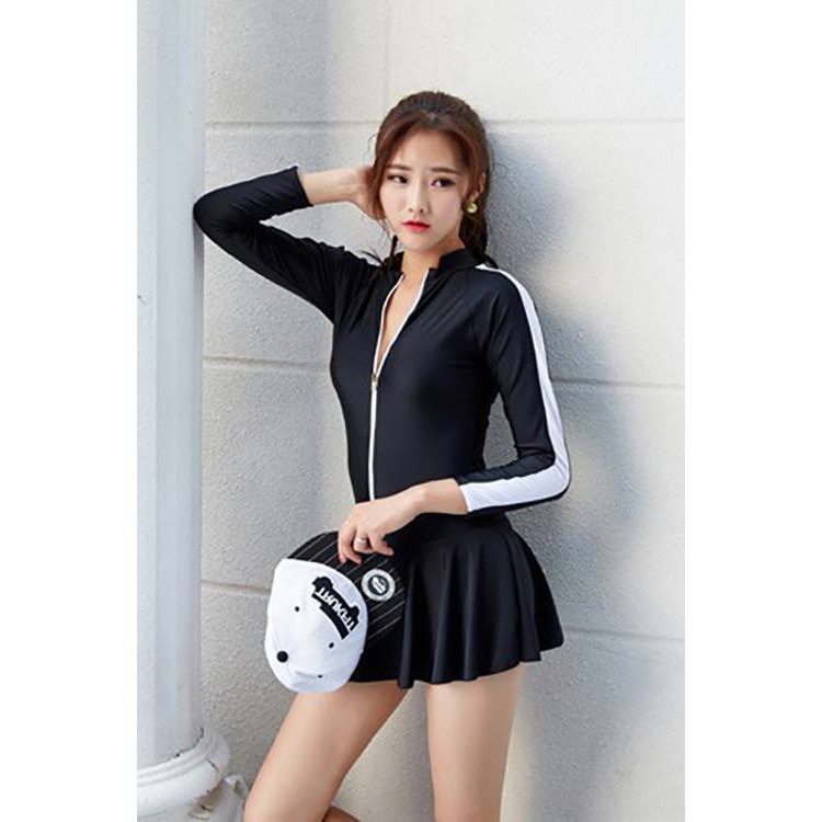 Đồ tắm đồ bơi nữ đẹp, bikini nữ dài tay thời trang đi biển | BigBuy360 - bigbuy360.vn