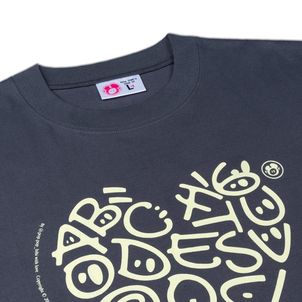 Áo Thun POPPOP ONE LOVE T-SHIRT NAVY WASH