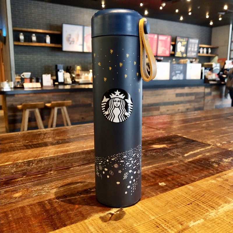 Starbucks Mermaid Sling Style 304 Stainless Steel Vacuum Thermos Cup Vacuum Thời Trang Bình Chai Nước Thermos Màu Supreme