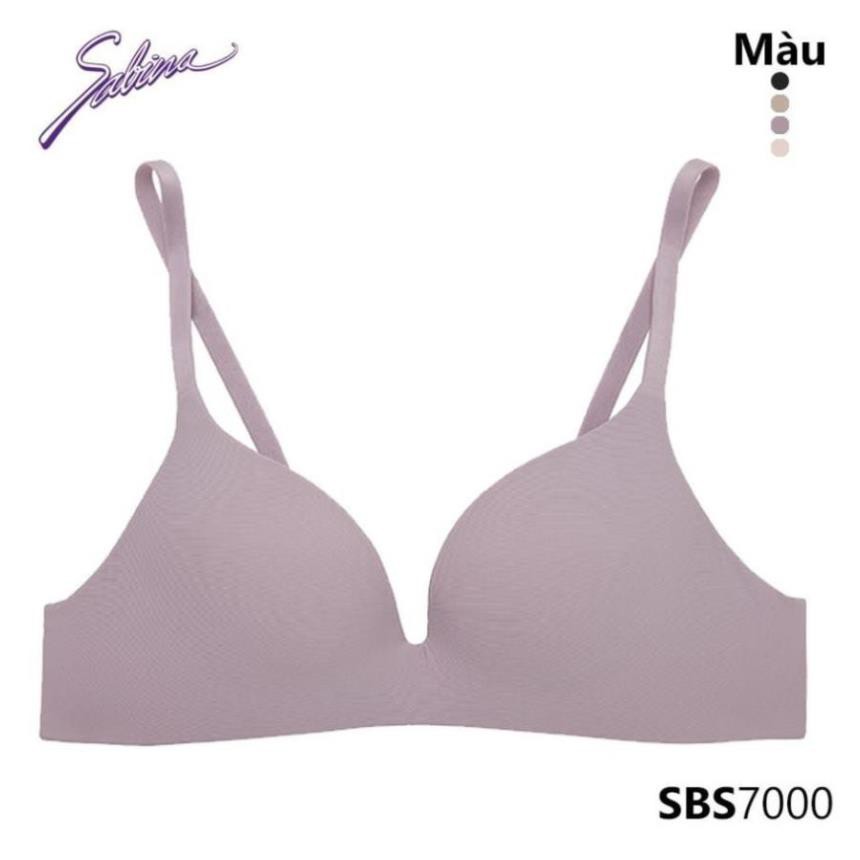 Áo Lót Không Gọng Cao Cấp Mút Vừa Màu Trơn Sixnature By Sabina SBS7000