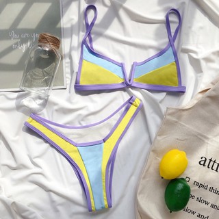 Bikini sexy phối màu( kèm hình thật)