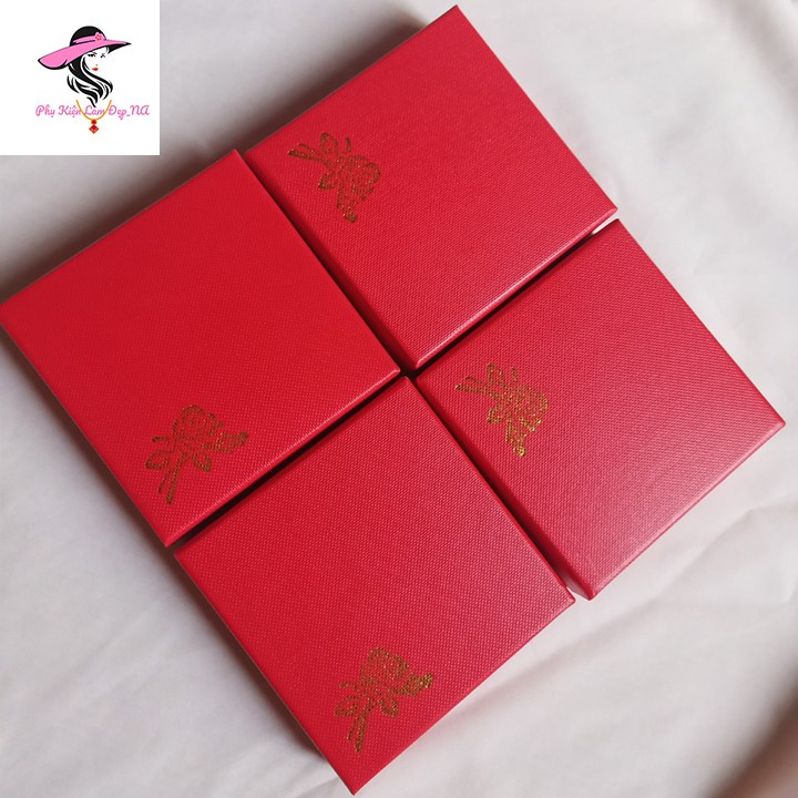 Hộp Đựng Vòng Tay - Hộp Giấy Đỏ Đựng Vòng Tay Phong Thủy - Vòng Trầm