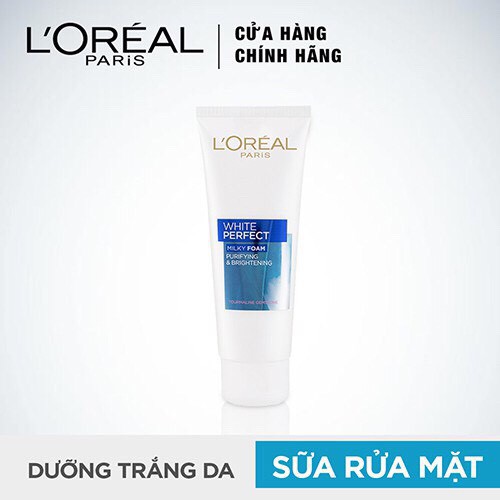 Sữa Rửa Mặt Làm Sạch Và Trắng Mịn Da L'Oreal Paris