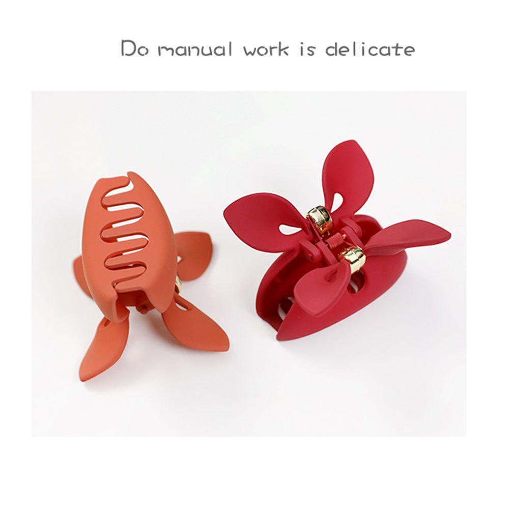 Kẹp Tóc Càng Cua Bằng Acrylic Màu Sắc Ngọt Ngào Thời Trang