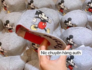 Nón mickey xám cho bé authentic