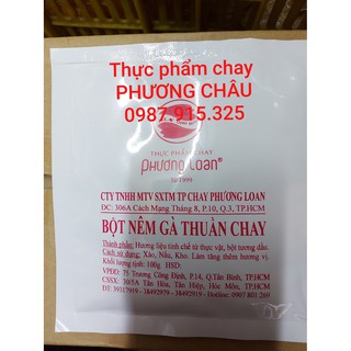 BỘT NÊM GÀ THUẦN CHAY PHƯƠNG LOAN - TINH GÀ TRẮNG gói 100g