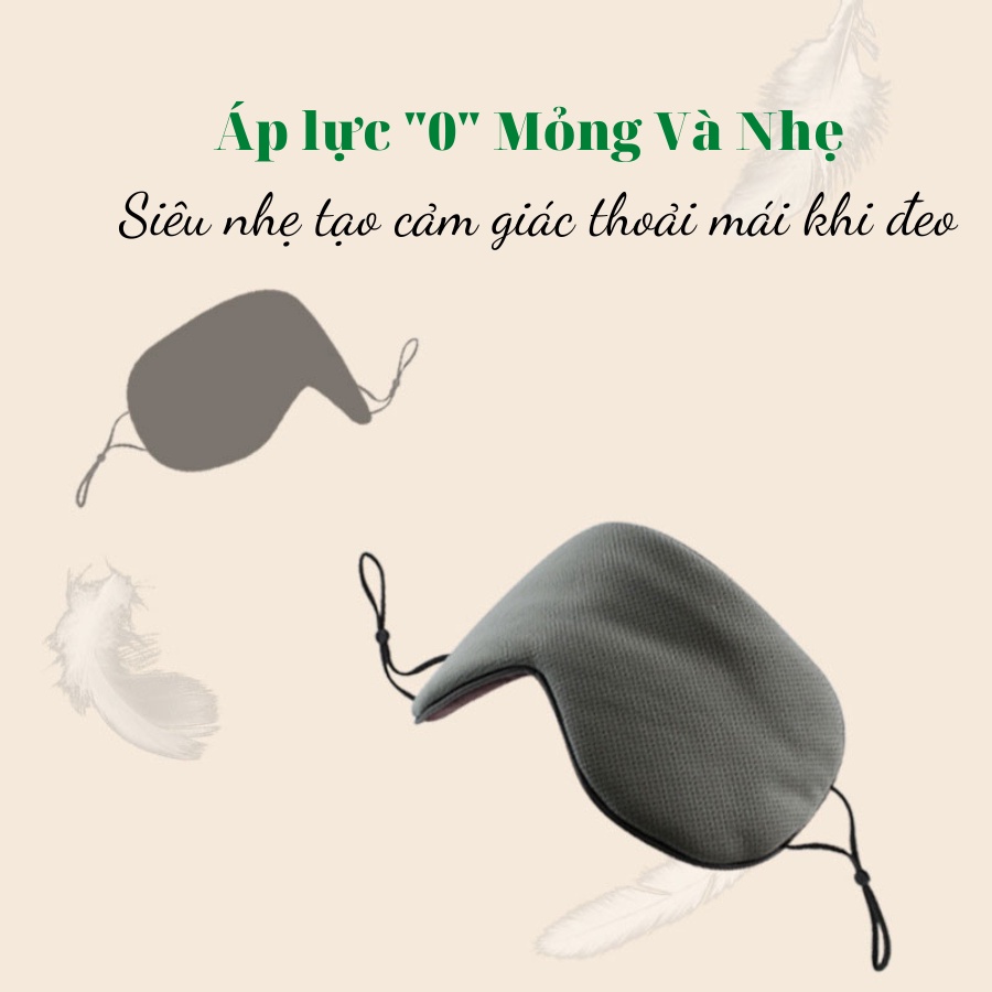 Bịt Mắt, Băng Đô Che Mắt Khi Ngủ 2 Mặt Nóng Và Lạnh Cho Buổi Trưa Và Buổi Tối JULYHOMEWEAR