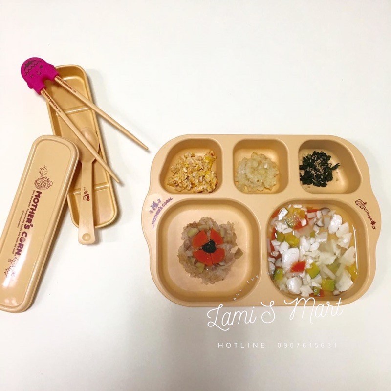 Đũa Tập Ăn Mother’s Corn Made in Korea Đũa tập gắp cao cấp cho bé