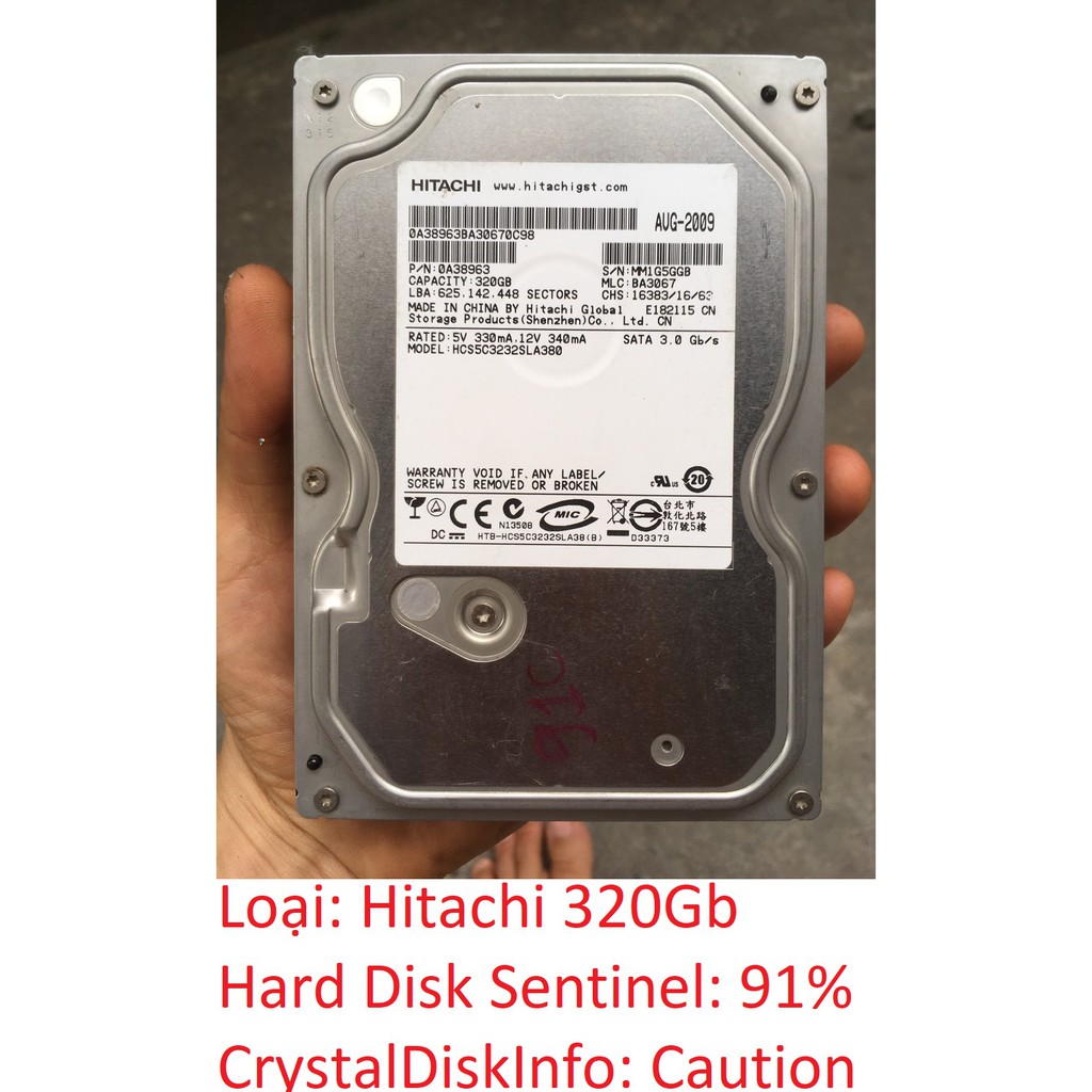 ổ cứng pc ide sata cho máy tính để bàn các loại 3.5" inch 80gb 120gb 160gb 200gb 250gb 320gb 500gb hdd all