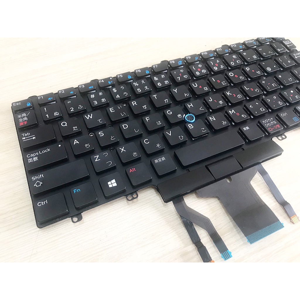 BÀN PHÍM LAPTOP DELL LATITUDE E5450 E5470 E7450 E7470 E7480 CÓ ĐÈN LIKENEW - ZIN THÁO MÁY CHUẨN NHẬT