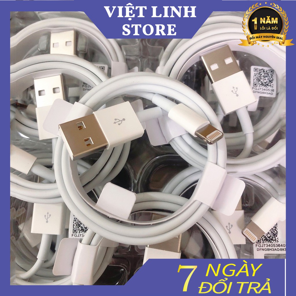 Cáp sạc iphone hàng zin, sạc nhanh Foxcon, không lo cháy chip, chất lượng cao(loại tốt) - Việt Linh Store