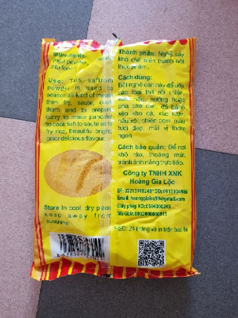 Gói 400g bột cari nghệ Toàn Gia