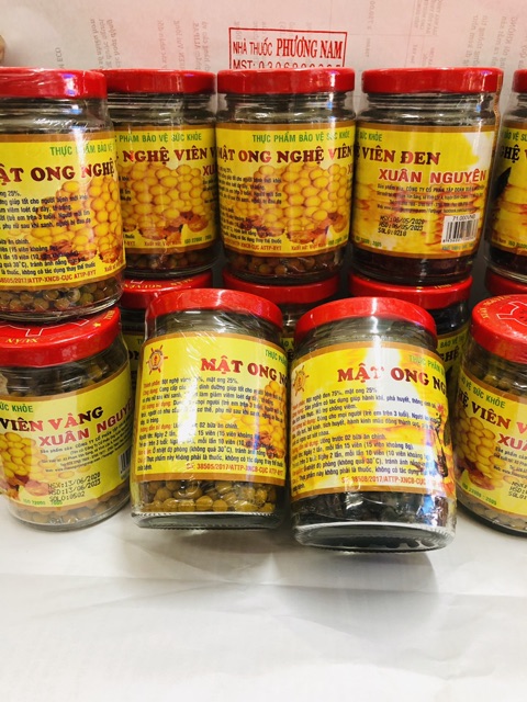 Mật ong viên nghệ XUÂN NGUYÊN 100g-2 loại(viên nghệ vàng và viên nghệ đen) | BigBuy360 - bigbuy360.vn