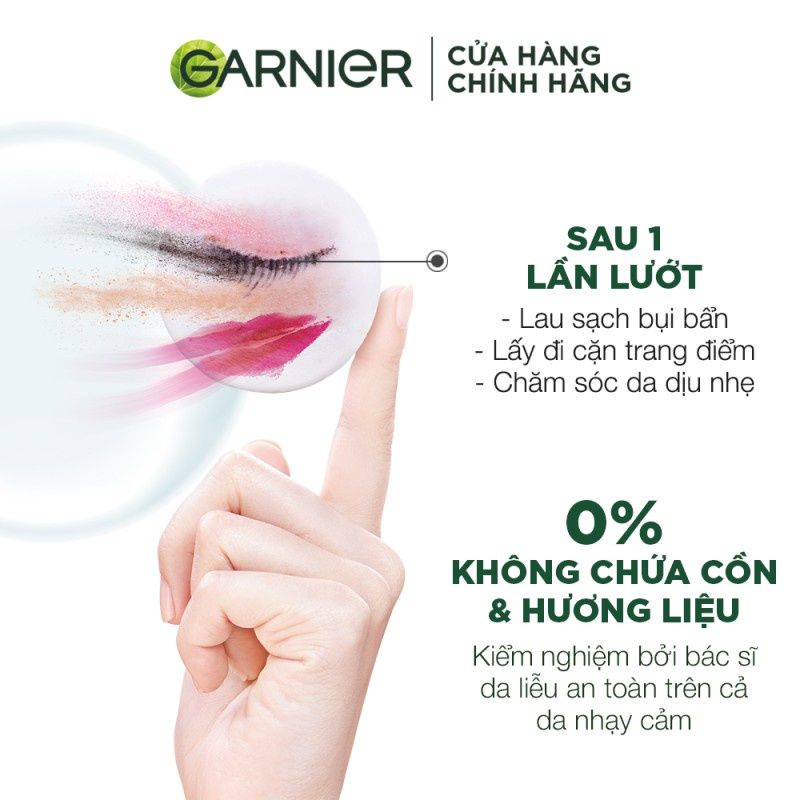 Tẩy trang Garnier 400ml dành cho da dầu mụn và da hỗn hợp