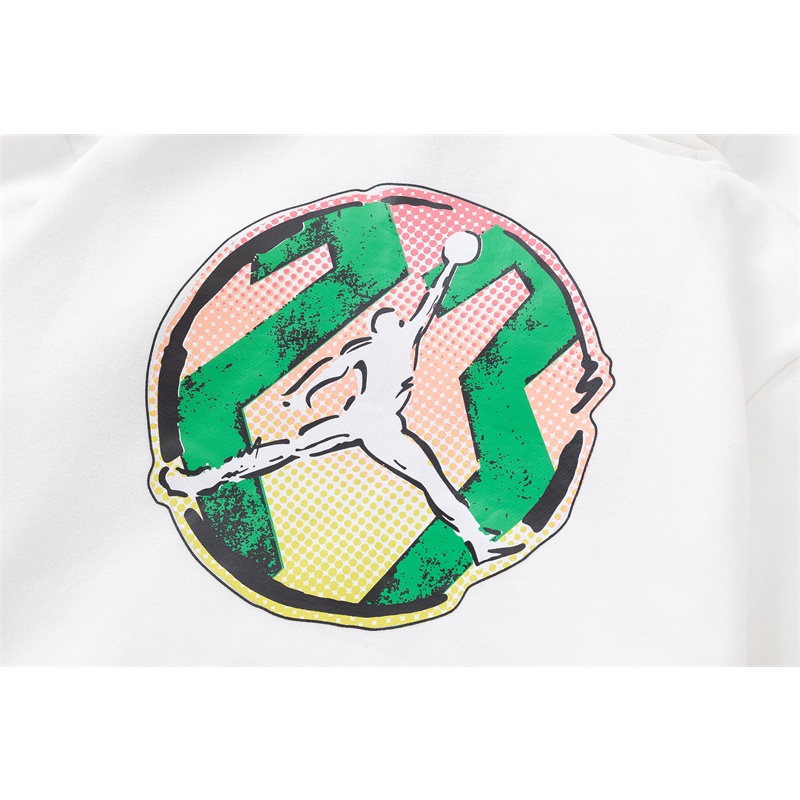 Hàng Bán Chạy AJ Áo Hoodie Cotton Lông Cừu Tay Dài In Chữ Màu Sắc Dành Cho Nam Và Nữ Kích Thước Lớn