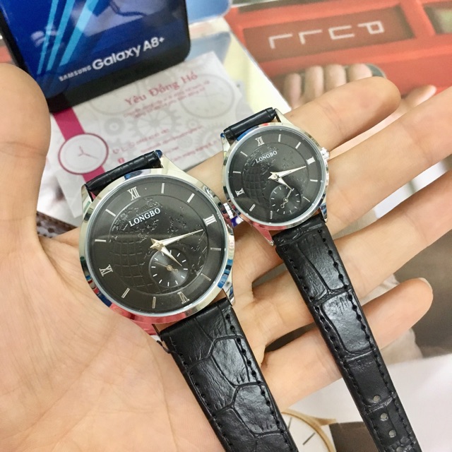 đồng hồ đôi Longbo hình trái đất độc đáo