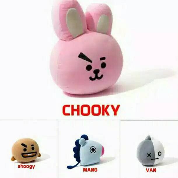 Set 3 Mô Hình Nhân Vật Bt21 Bts Chimmy Chooky Tata Shooky