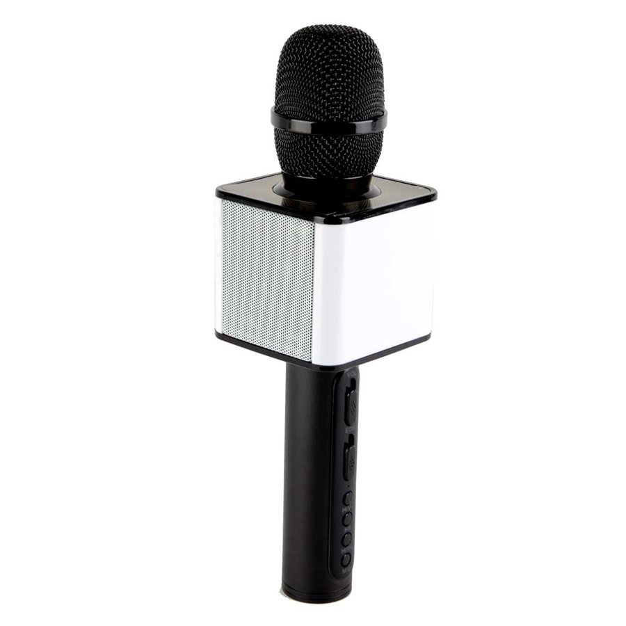 Micro Karaoke Bluetooth SD08 chính hãng âm thanh to, micro không dây hát karaoke kèm loa bluetooth