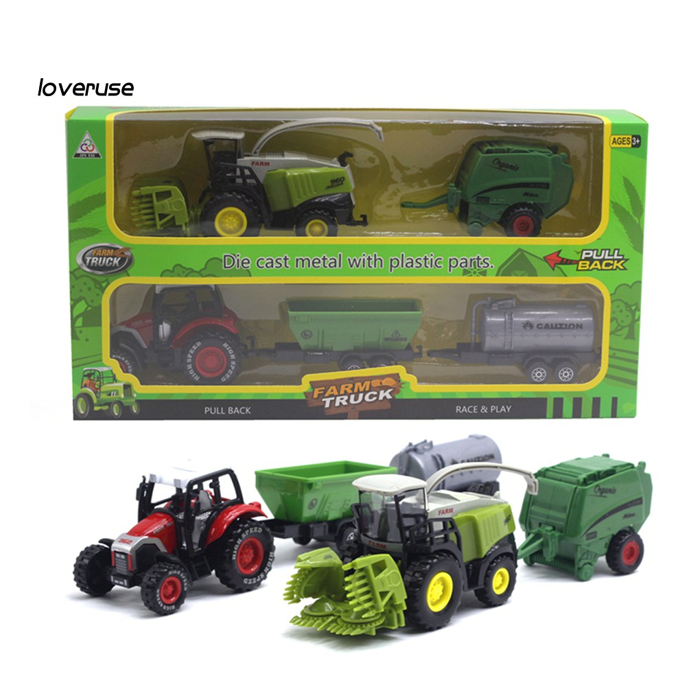 Set 2 Mô Hình Xe Công Nông Đồ Chơi Tỉ Lệ 1 / 42