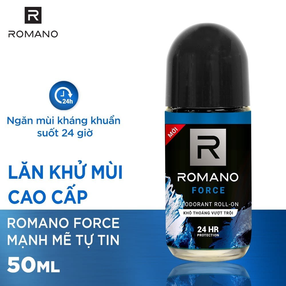 Lăn khử mùi nam Romano hương nước hoa 50ml