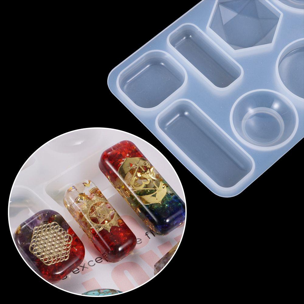 Khuôn Silicone Làm Mặt Vòng cổ Bằng Resin Trong Suốt