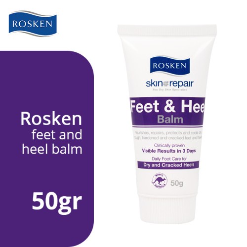 [TEM CÔNG TY] Gel giảm nứt gót chân &amp; ngăn ngừa chai sạn Rosken Feet &amp; Heel Balm 50g