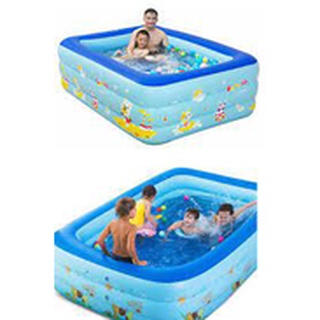 Bể Bơi-Bể Bơi Phao Cho Bé - Sản Phẩm Hot  - Có bơm - Có Đáy Chống Trượt