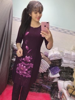 Đồ Lam Đi Chùa # Cách Tân Sẫm Sen