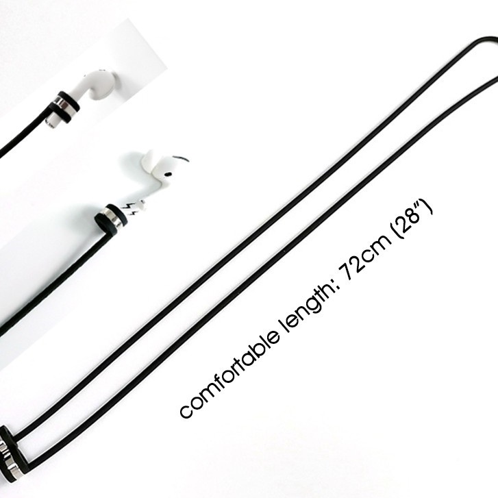 Dây Đeo Silicon Nam Châm Chống Thất Lạc Cho Tai Nghe AirPods Pro / 3 / 2 / 1