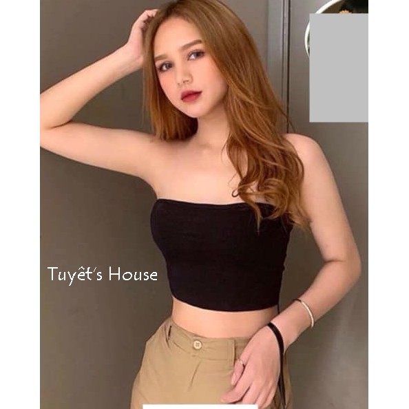 ÁO ỐNG QUÂY SIÊU XINH, Áo Croptop Basic Tube