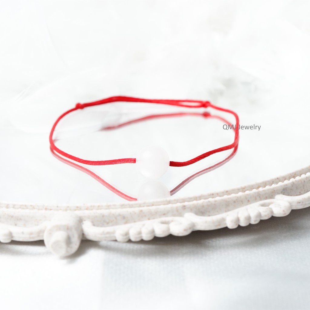 QMJ Vòng tay chỉ đỏ Đá may mắn, đủ màu đá phong thủy, lắc tay đôi cho cả nam và nữ Q412 | BigBuy360 - bigbuy360.vn
