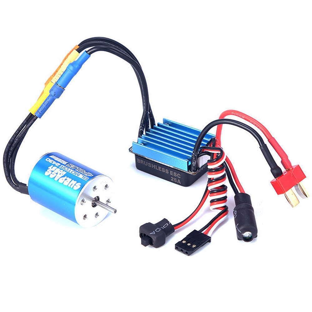 Động Cơ Không Chổi Than 2430 5800KV 7200KV 8200KV Cho Tamiya Wltoys kyosho 1 / 18 1 / 20 1 / 22 RC