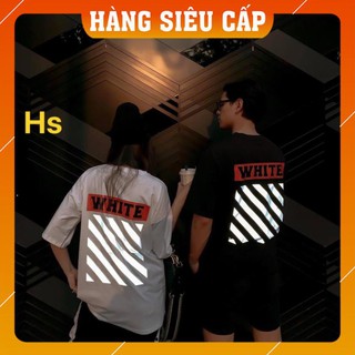 [FreeShip – Hạng xịn] Áo đôi phản quang siêu chất X White/ Đen trắng tương phản siêu cá tính