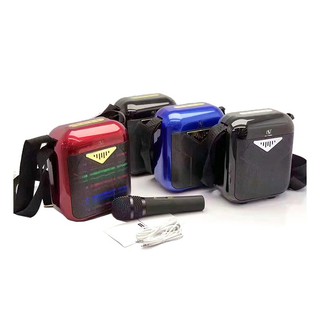 Loa Bluetooth Karaoke YS-A20 YS-A21 xách tay tặng Mic không dây