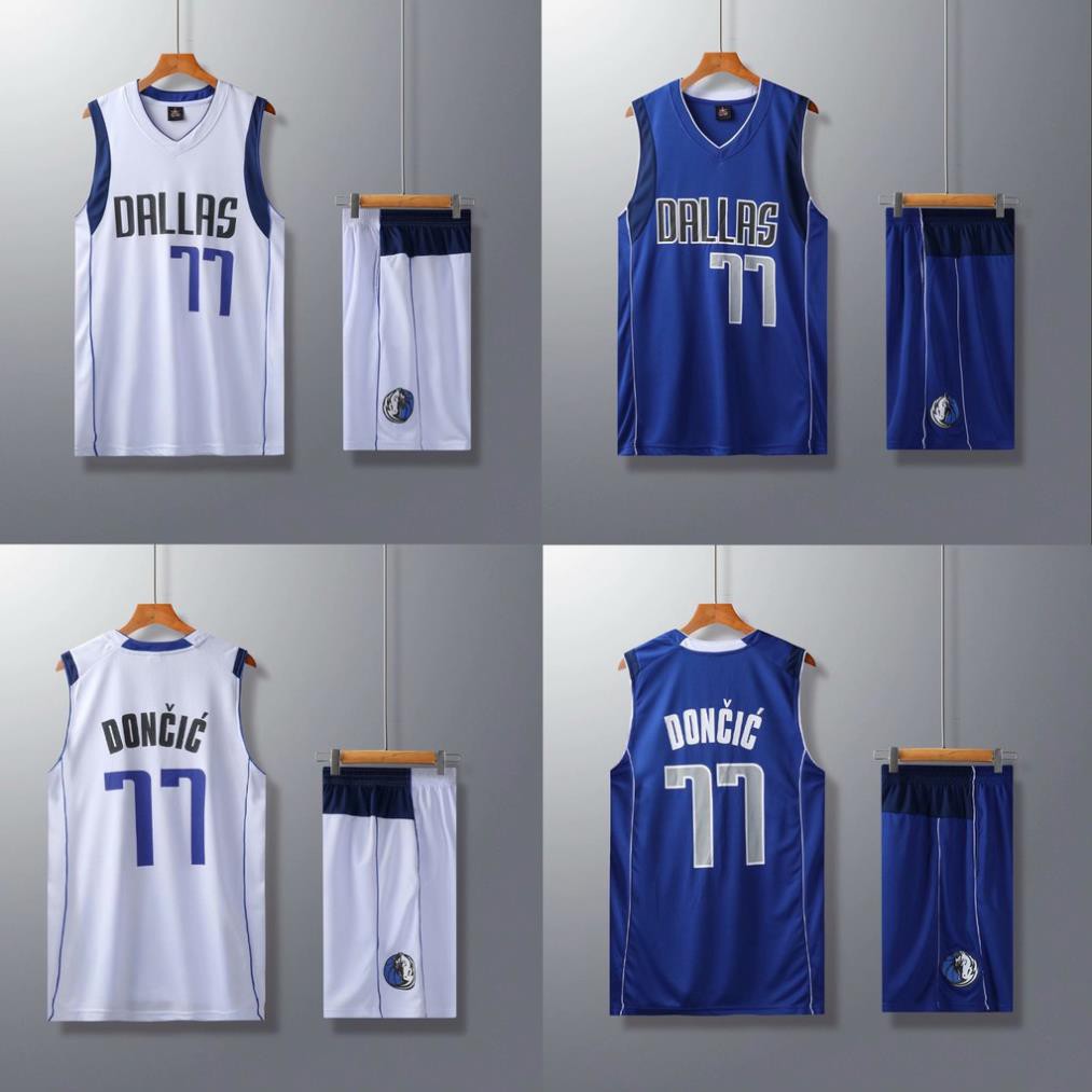 Bộ quần áo bóng rổ Dallas Mavericks - Bộ đồ bóng rổ NBA - Trang phục thi đấu bóng rổ - Bóng Rổ Chính Hãng  ྇