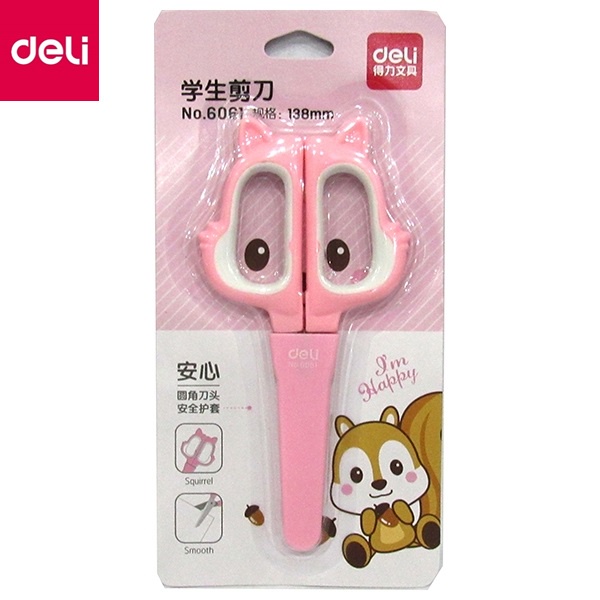 Kéo học sinh Deli 6061 / Kéo thủ công mỹ thuật Deli E6061