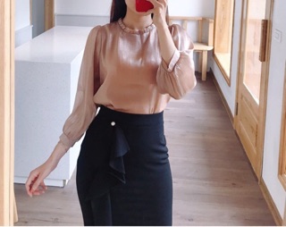 ÁO SƠ MI LỤA THIẾT KẾ SIÊU XINH (ẢNH THẬT 100%)