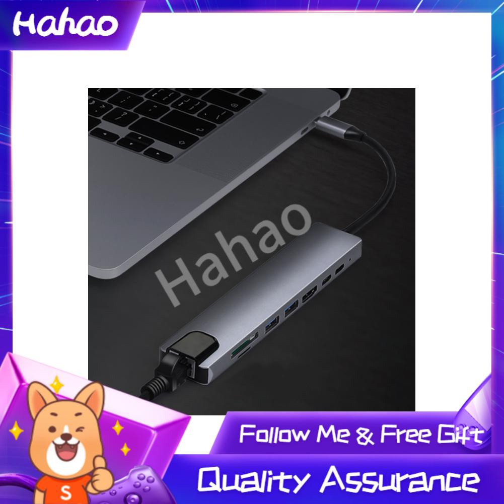 Đầu Đọc Thẻ Nhớ Máy Tính Rj45 Hahao 8 Trong 1 | BigBuy360 - bigbuy360.vn