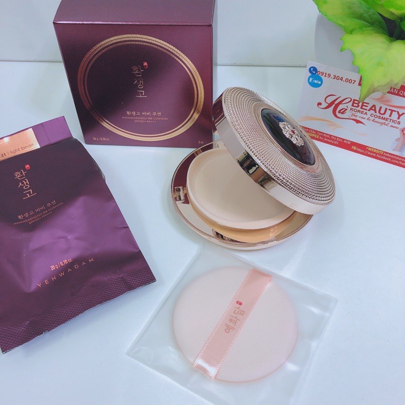 Phấn nước trang điểm chống lão hóa che phủ tốt khuyết điểm The Face Shop Yehwadam Hwansaenggo BB Cushion 20g SPF50+PA+++ | BigBuy360 - bigbuy360.vn