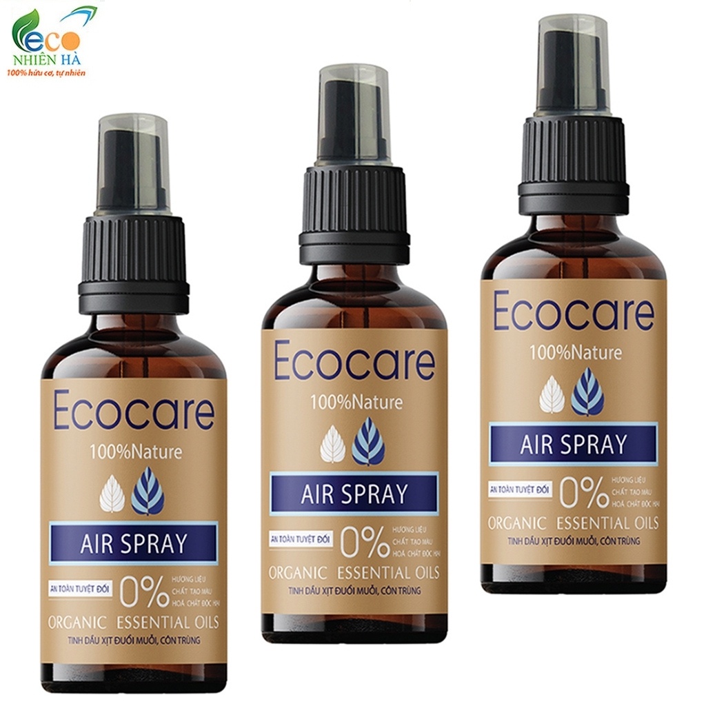 Tinh dầu đuổi muỗi ECOCARE 100ml, tinh dầu thiên nhiên xịt không khí, đuổi côn trùng
