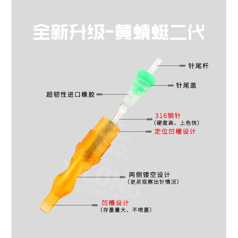 Hàng Mới Về 20 Kim Xăm Lông Mày Một Lần Thế Hệ 2 Cheyenne One