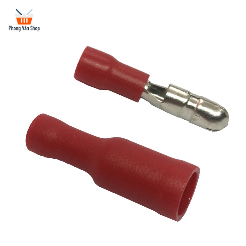 20 Đầu cos nối dây cách điện - đầu đạn Cái FRD1-156 - Đực MPD1-156