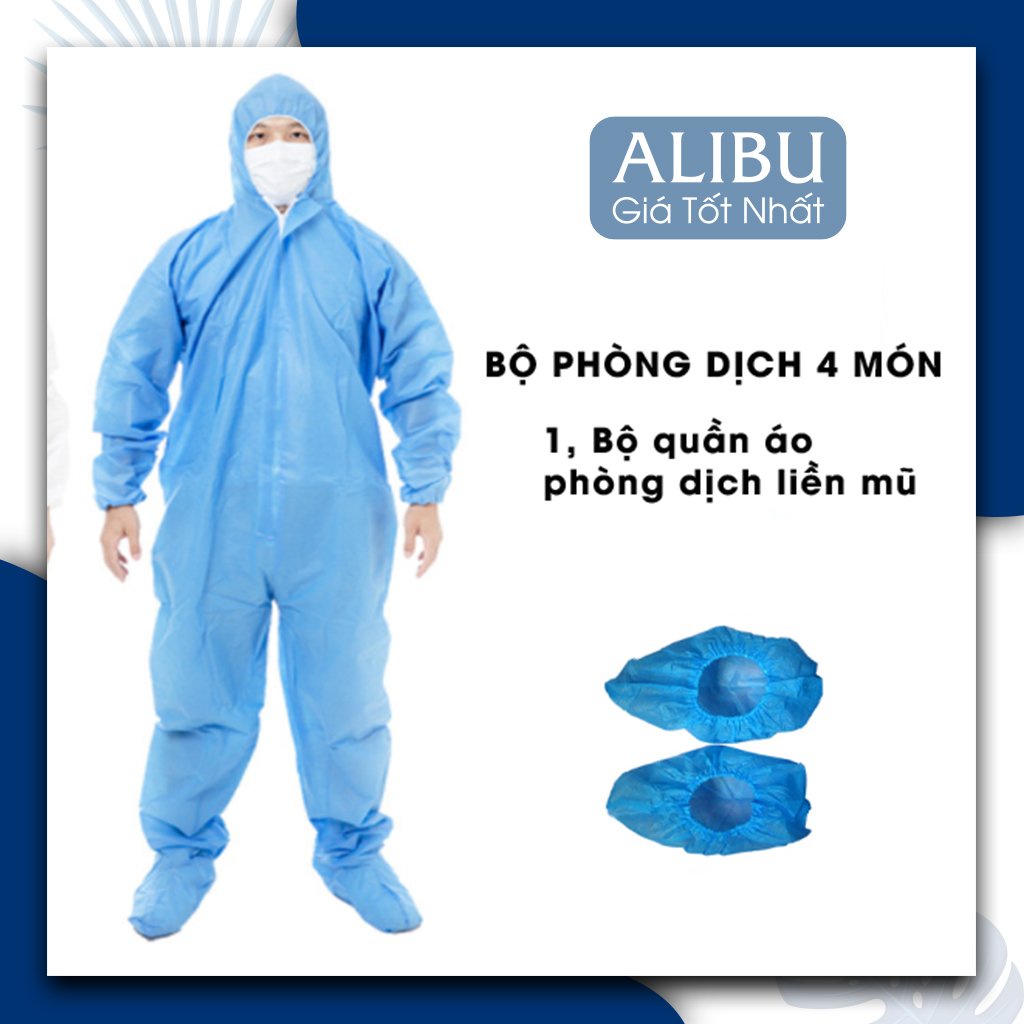 [Giá Sỉ] Đồ bảo hộ chống dịch - đồ bảo hộ y tế người lớn set4,7 món chất lượng [ có xuất VAT]